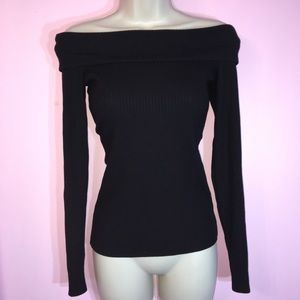 Abercrombie off the shoulder long sleeve